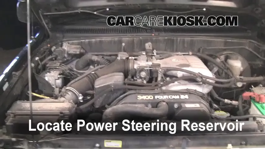 2004 Toyota Tacoma Pre Runner 3.4L V6 Crew Cab Pickup (4 Door) Power Steering Fluid Check Fluid Level